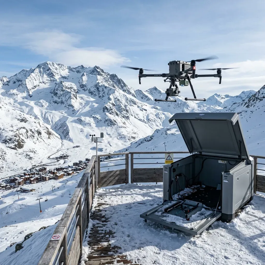 DJI Dock 3 avalanche rescue