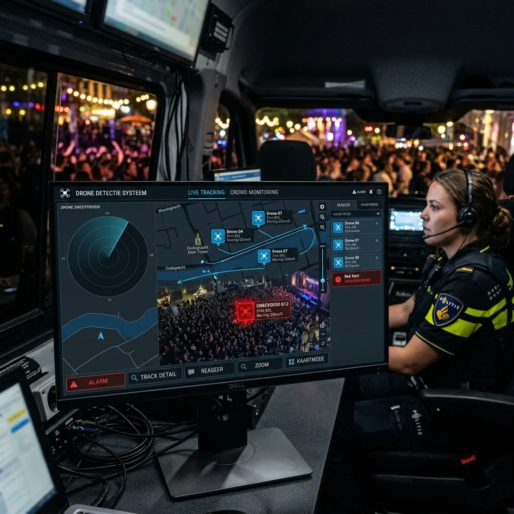 Police deploy drone detection for the first time during Vierdaagsefeesten Nijmegen