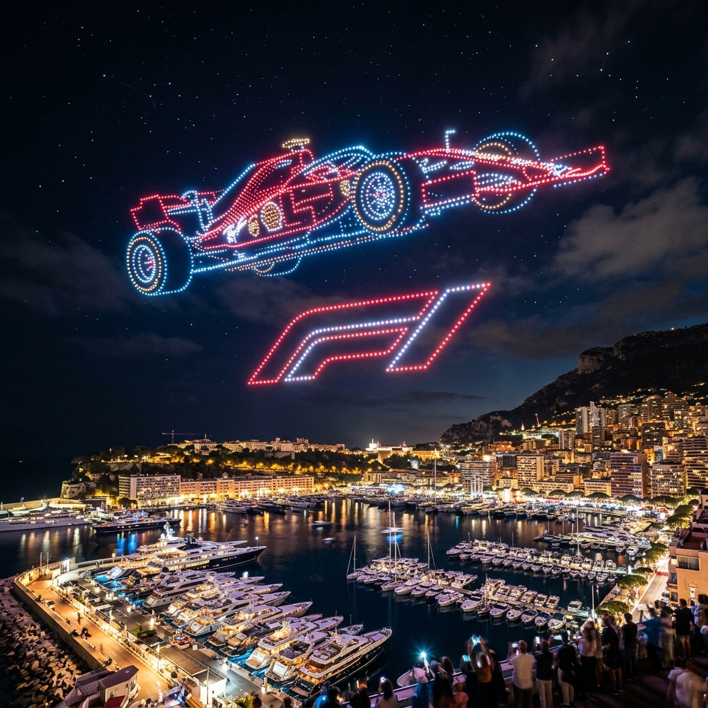 Formula 1 Monaco Drone Show
