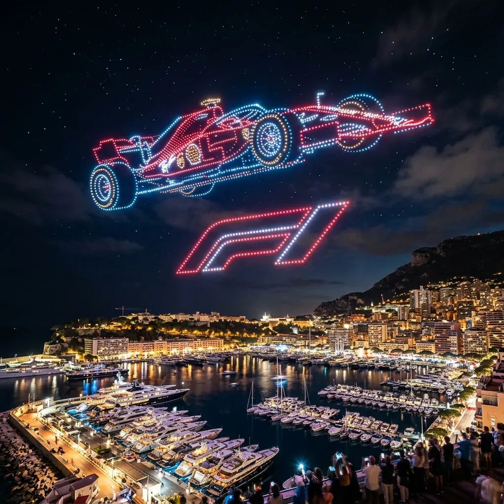 Formula 1 Monaco Drone Show
