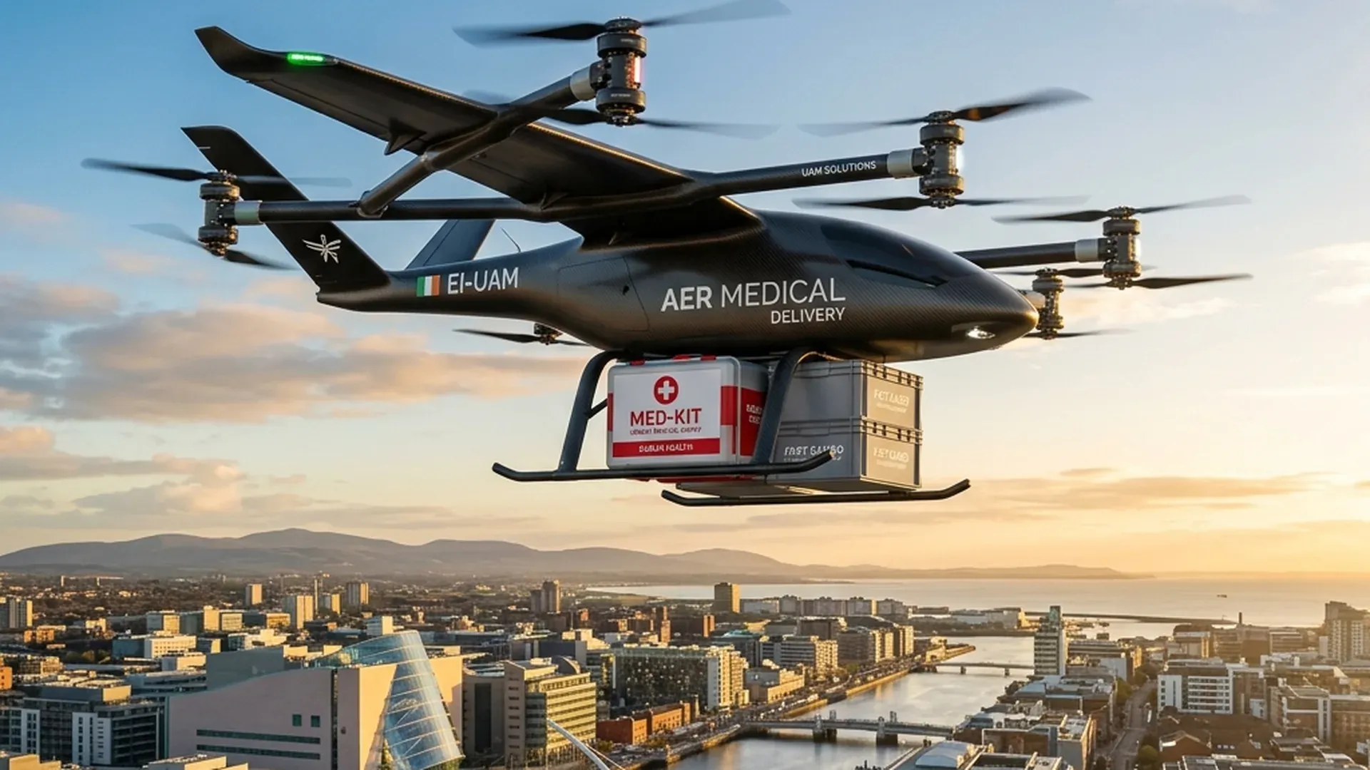 Autonomous UAM drones and eVTOL aviation