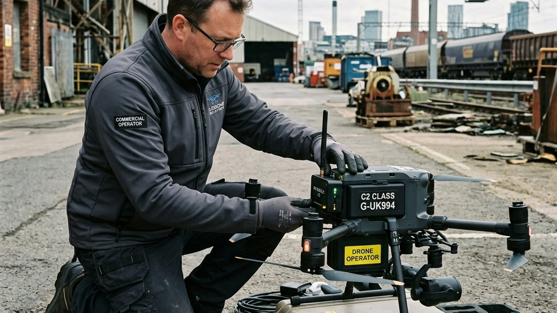 Remote ID Requirements in Practice: Digital License Plates for C1-C3 Drones in U-space Airspace