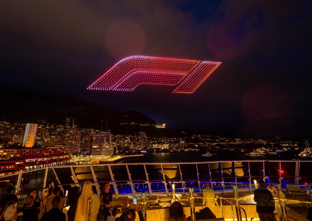 Monaco F1 Grand Prix Droneshow Video Production