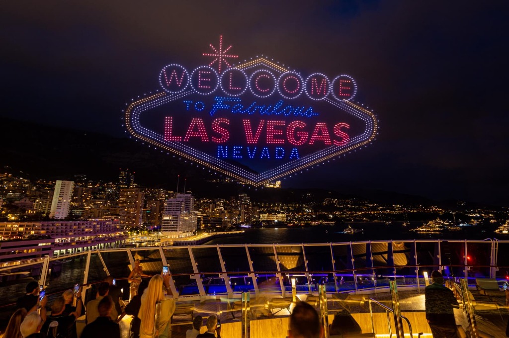 Welcome to Fabulous Las Vegas sign drones Monaco